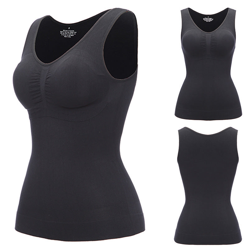 Vespera - Corrigerende Dames Tanktop met Ingebouwde BH voor een Slanker Silhouet