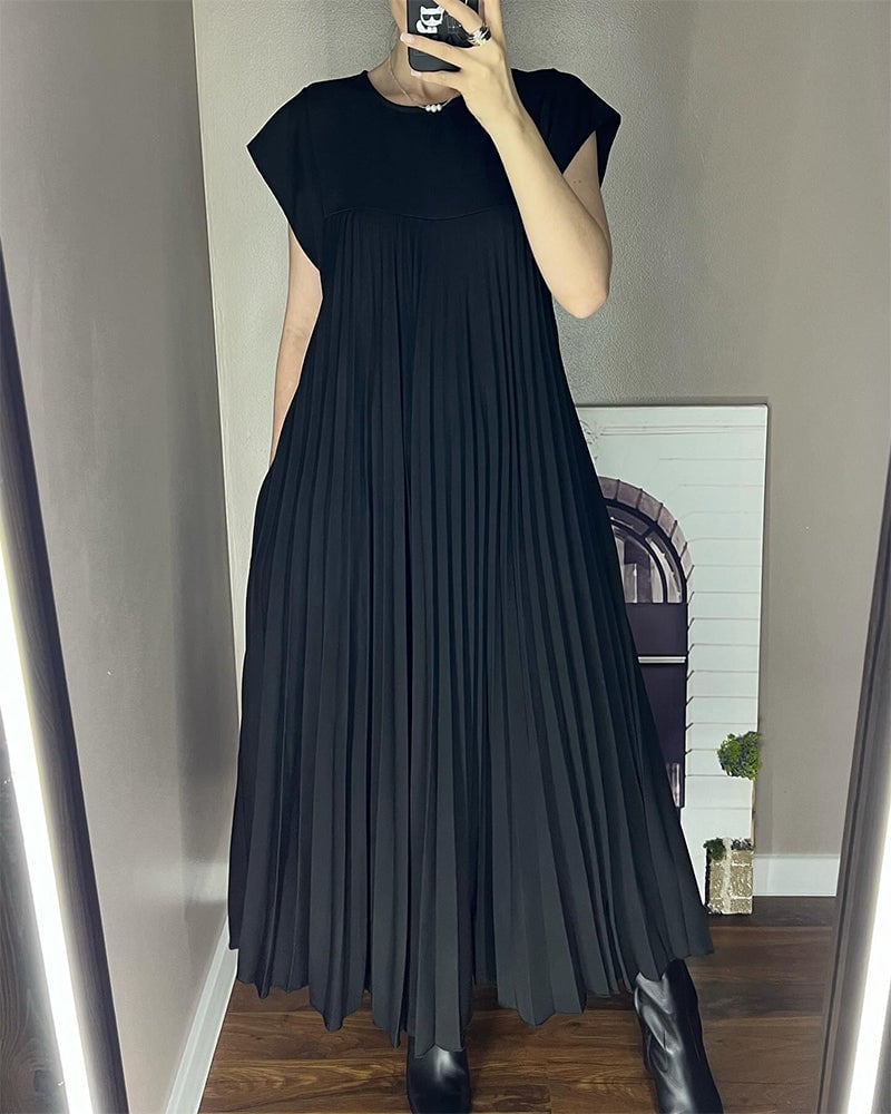 Dames elegante jurk met comfortabele pasvorm en tijdloos design