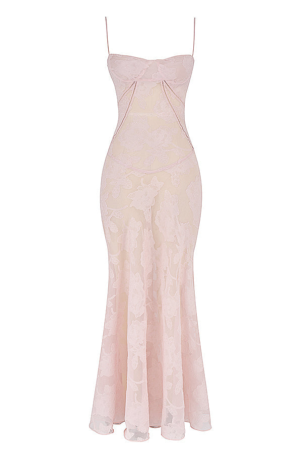 Seraphina - Stijlvolle Maxi Jurk van Luxe Viscose met Verfijnde Details