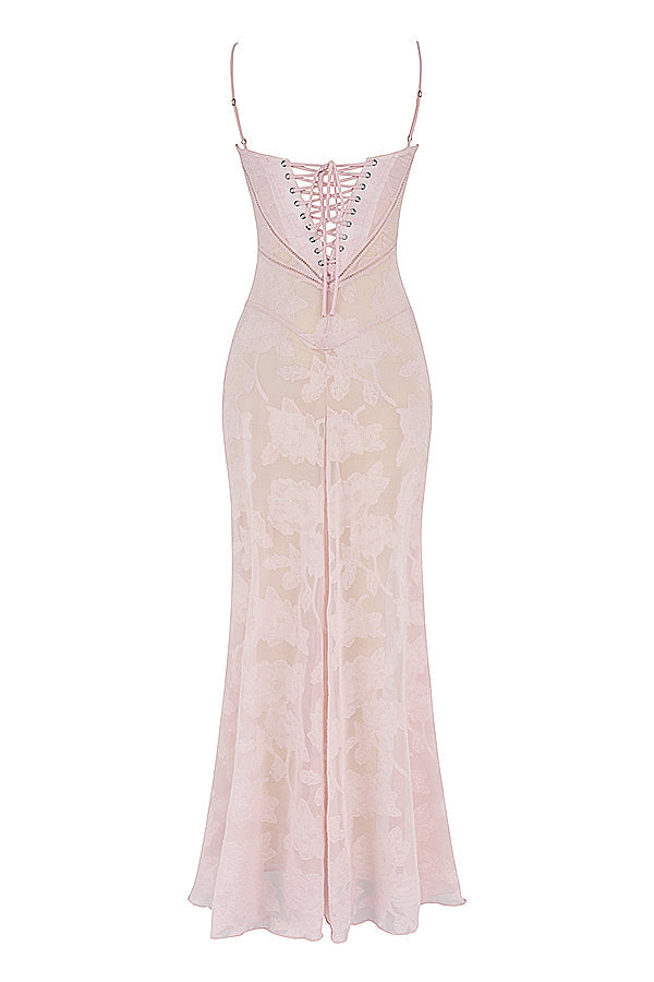 Seraphina - Stijlvolle Maxi Jurk van Luxe Viscose met Verfijnde Details