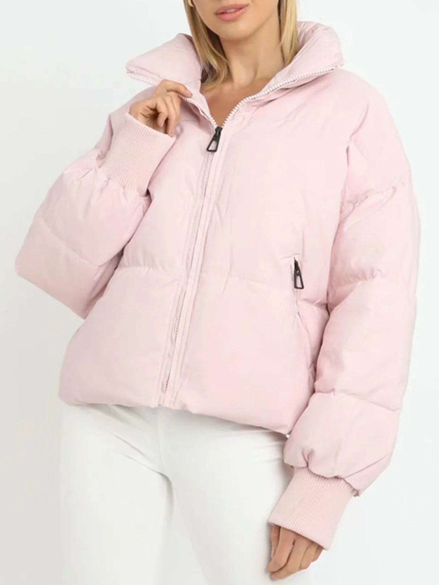 Leonie Cropped Donsjas – Warmte en Stijl in een Modern Silhouet