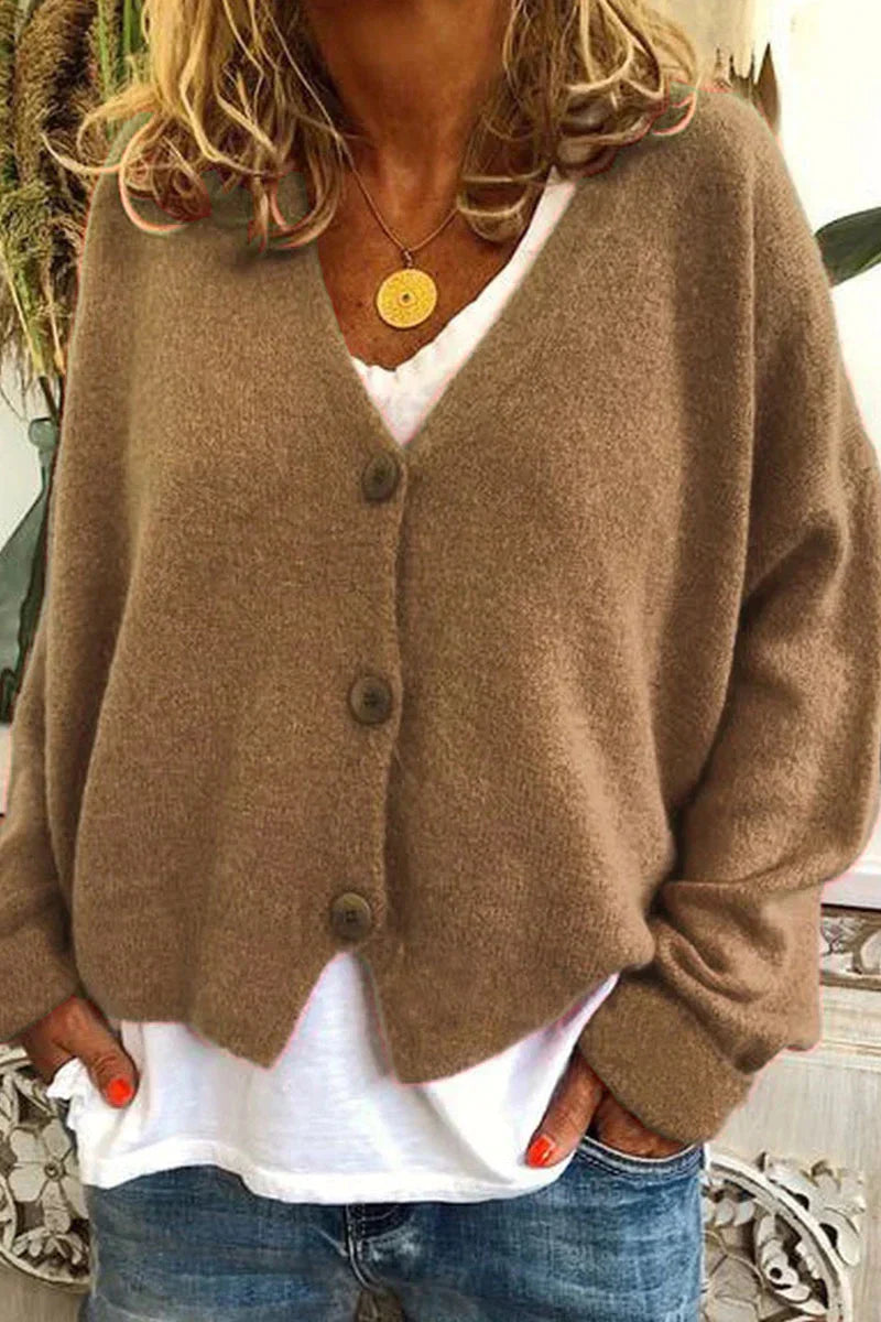 Vianne Gebreide Cardigan – Tijdloze Klasse met Ultiem Comfort