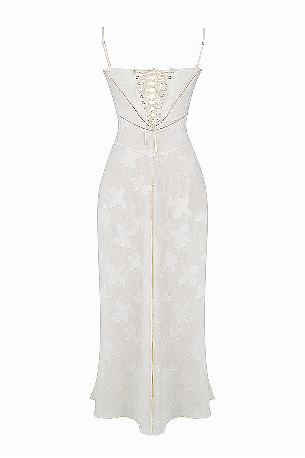 Seraphina - Stijlvolle Maxi Jurk van Luxe Viscose met Verfijnde Details