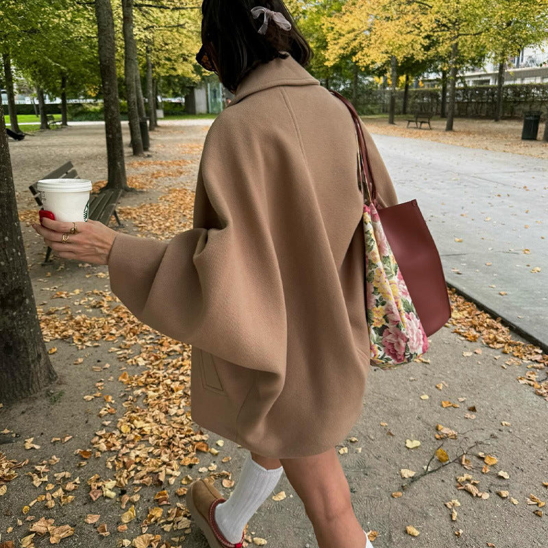 Trendy Oversized Wollen Jas