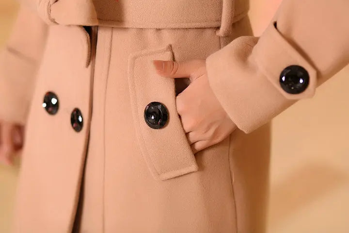 Marisol Winter Coat – Oversized Damesjas met Tijdloze Warmte en Elegantie