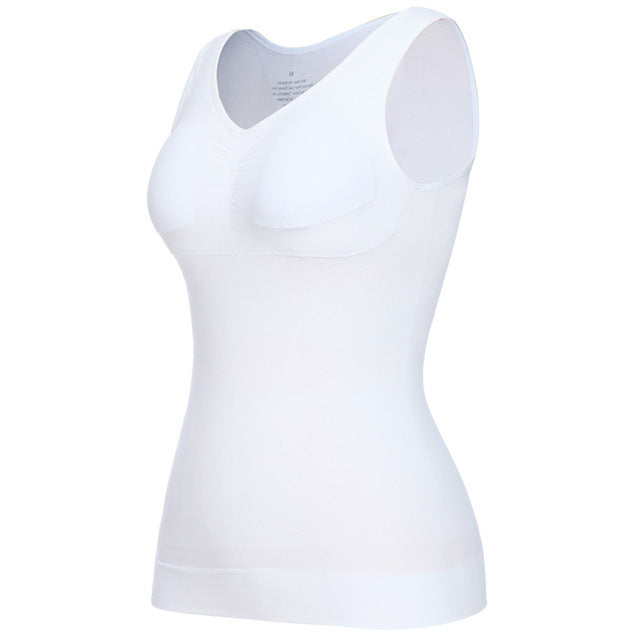 Vespera - Corrigerende Dames Tanktop met Ingebouwde BH voor een Slanker Silhouet