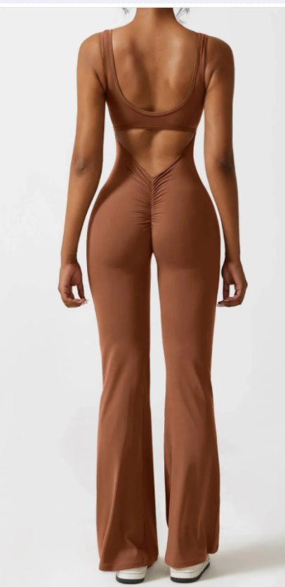 Strakke Yoga Bodysuit – Casual Hollow Naadloze Dameskleding