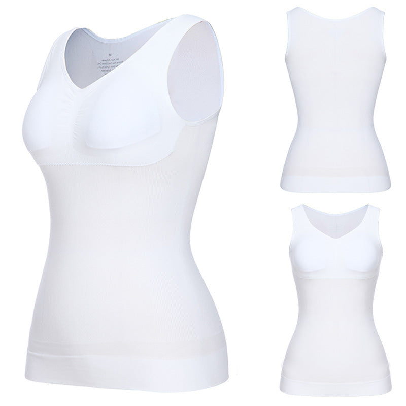 Vespera - Corrigerende Dames Tanktop met Ingebouwde BH voor een Slanker Silhouet