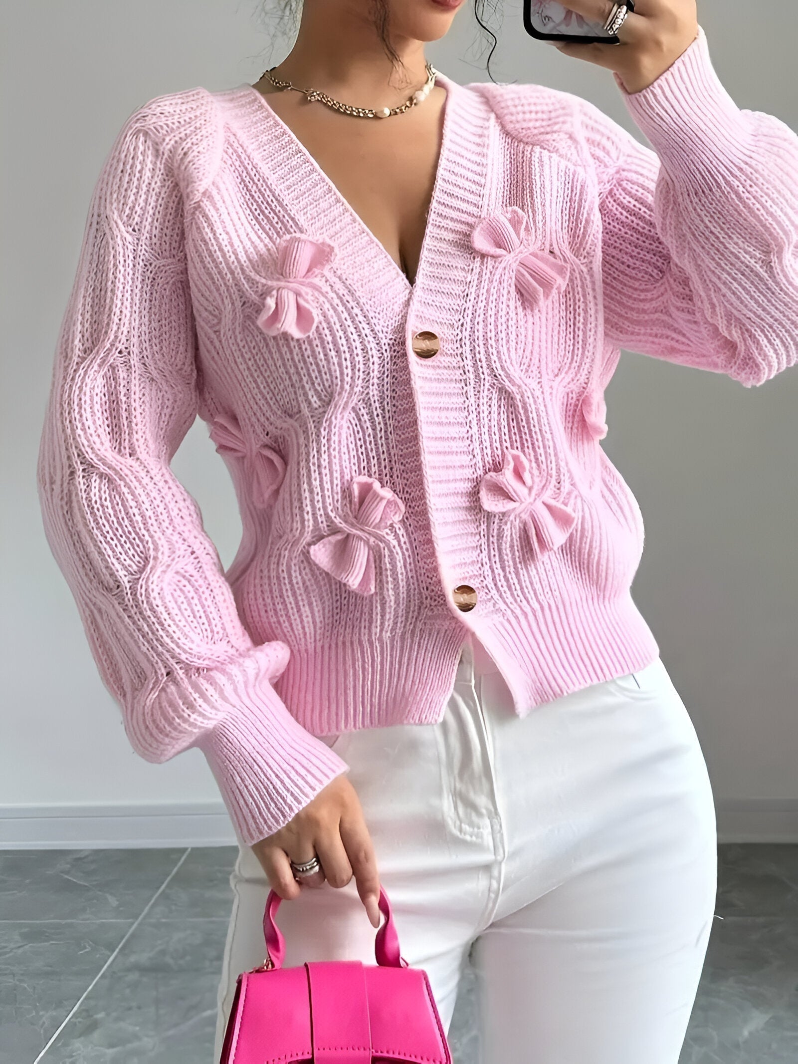 Nyara - Elegante Gebreide Vest voor Dames, Zachte Tricot, Comfortabele Pasvorm, Geschikt voor Casual en Kantoor