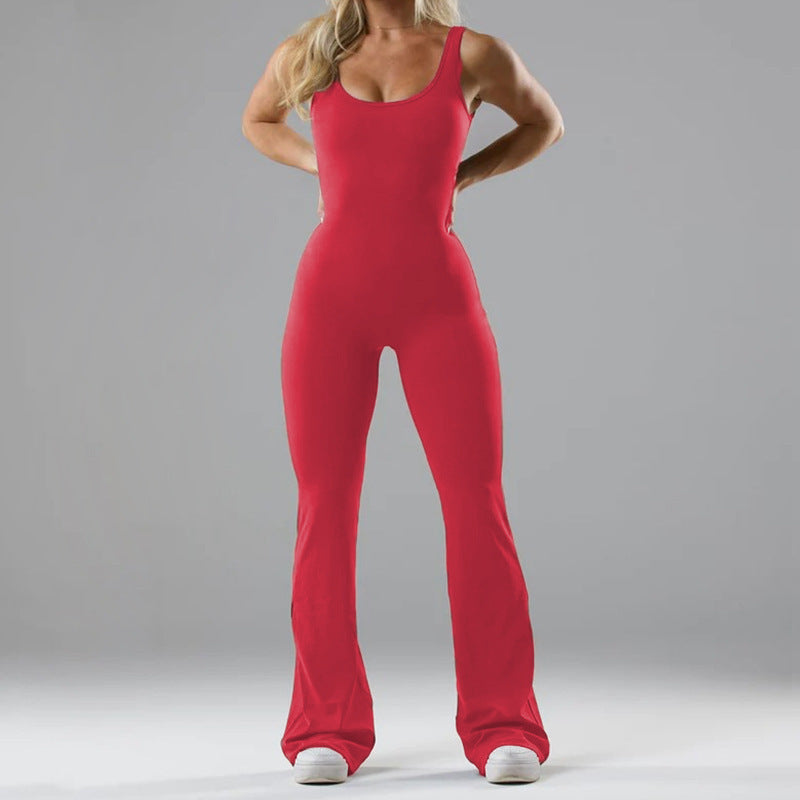 Strakke Yoga Bodysuit – Casual Hollow Naadloze Dameskleding