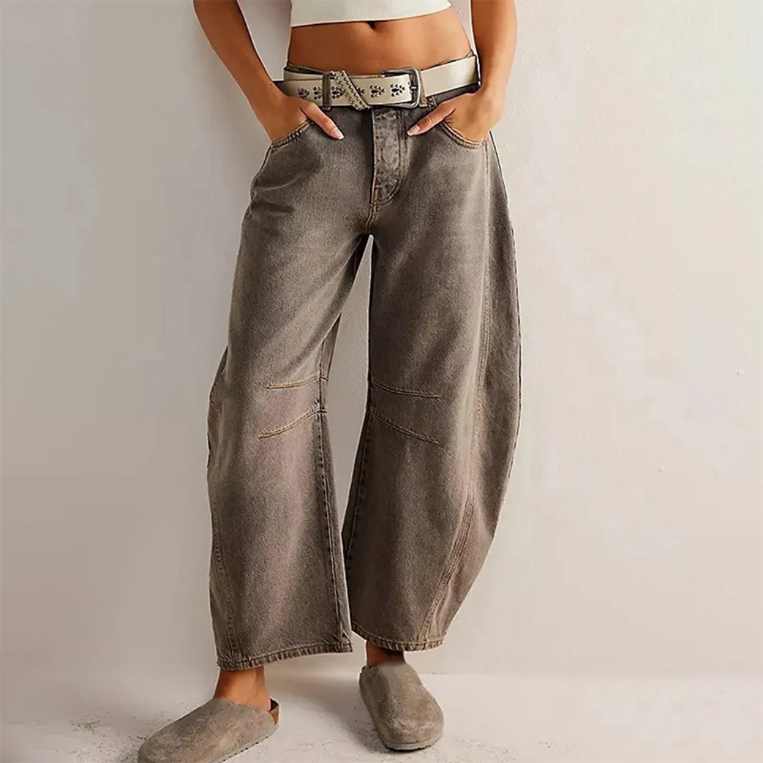 Noor Wide-Leg Jeans – Relaxed Fit met Tijdloze Urban Flair