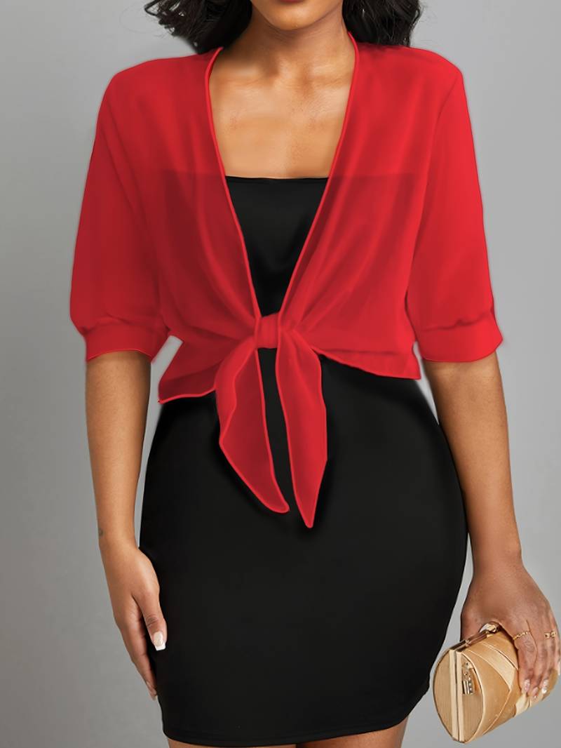 Lunaria - Lichte Blouse met Open Voorkant in Verfrissende Pasteltinten voor een Elegante Lenteoutfit