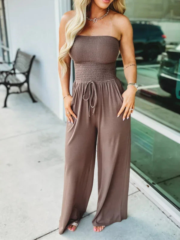 Chique Wijde-Leg Jumpsuit
