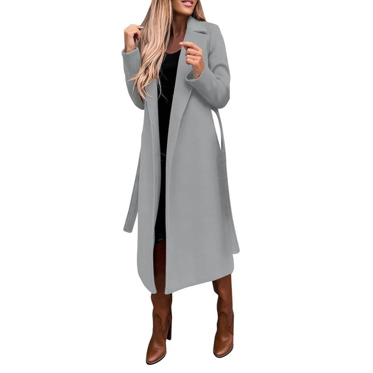 Elegante Lange Trenchcoat