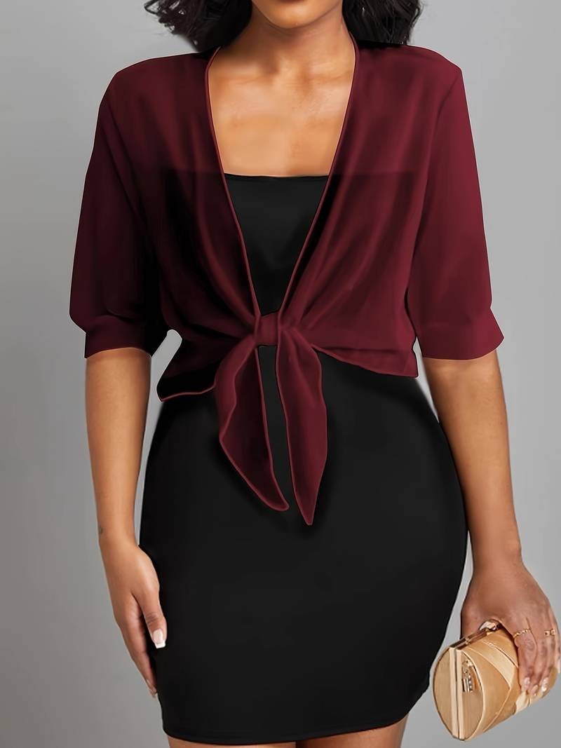 Lunaria - Lichte Blouse met Open Voorkant in Verfrissende Pasteltinten voor een Elegante Lenteoutfit
