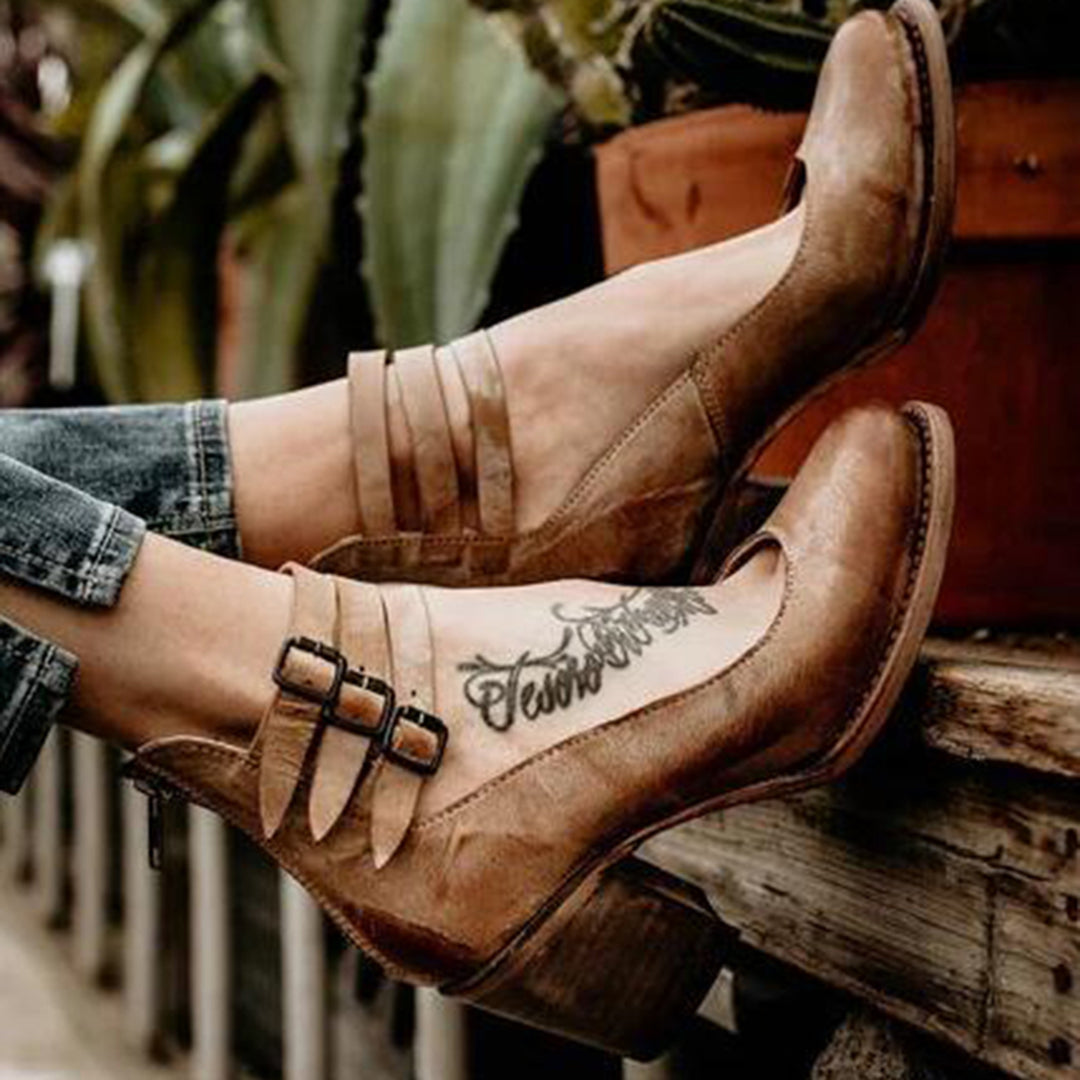 Amara Boots – Elegante en comfortabele enkellaarsjes met luxe afwerking