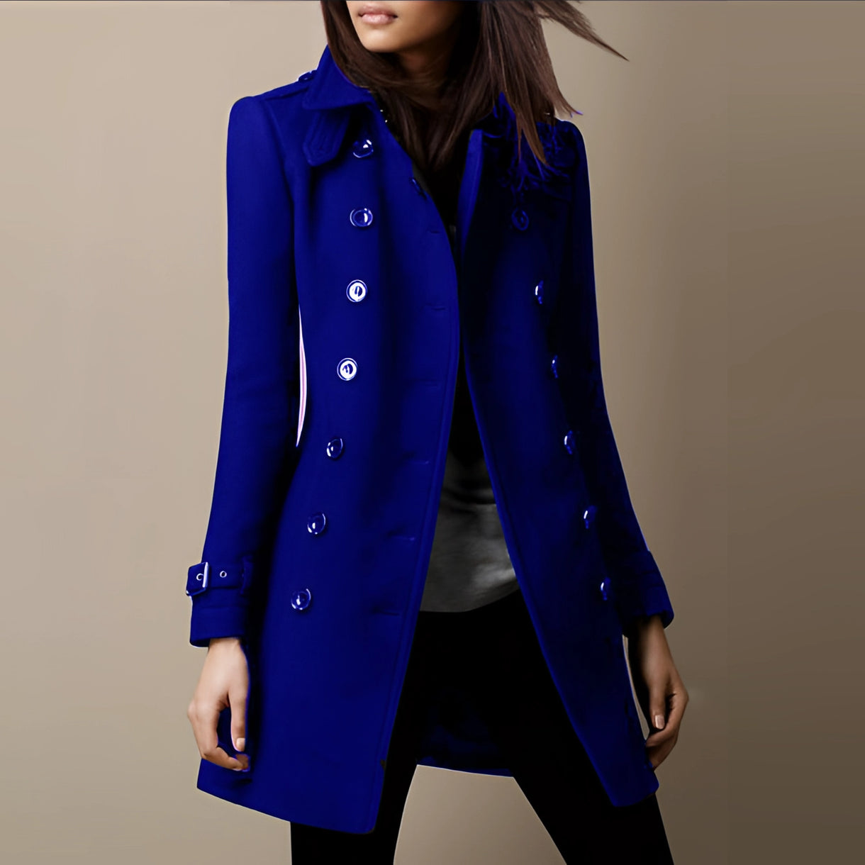 Aveline Tailored Coat – Tijdloze Klasse met een Vleugje Moderne Elegantie