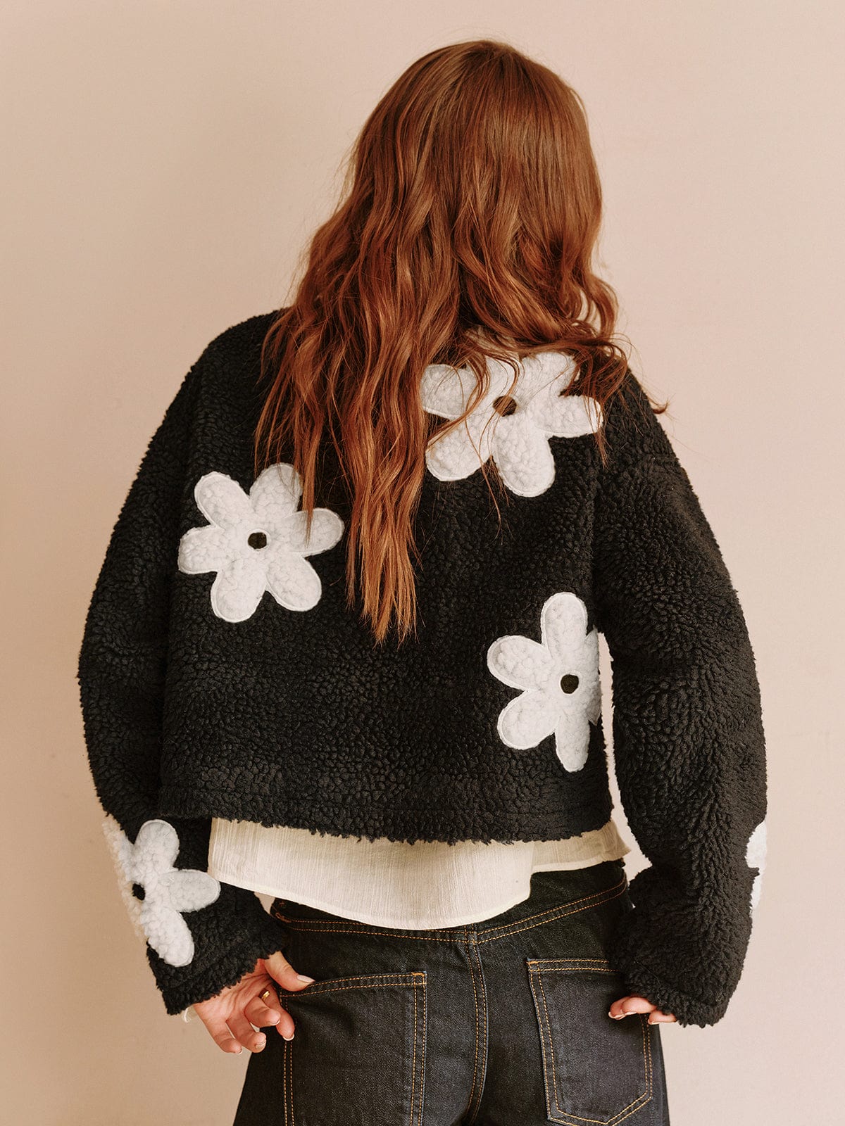 Floréane Teddyjack met Bloemenprint – Warm, Speels en Heerlijk Stijlvol