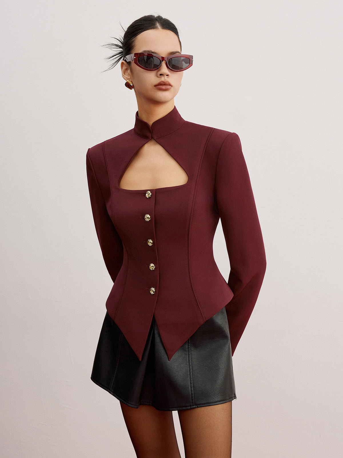 Marvella Slanke Blazer met Schoudervullingen – Elegant, Gestructureerd en Tijdloos Stijlvol