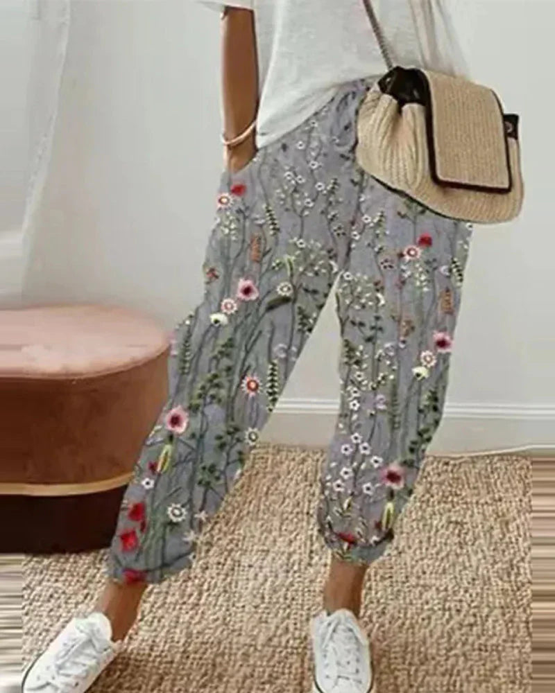Maris - Elegante Linnen Broek voor Dames met Perfecte Pasvorm en Ademend Comfort