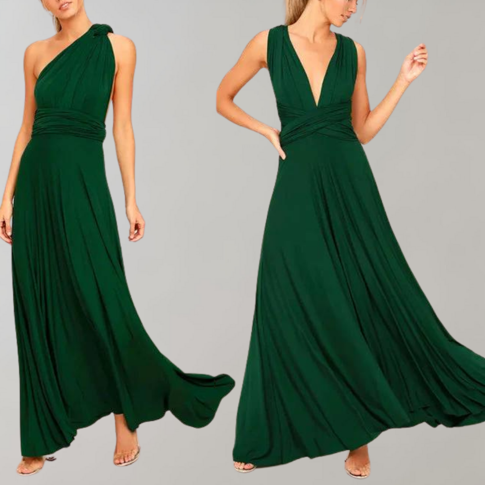 Seraphoura – Elegante wikkeljurk van lichtgewicht, ademende stof html Copy Edit