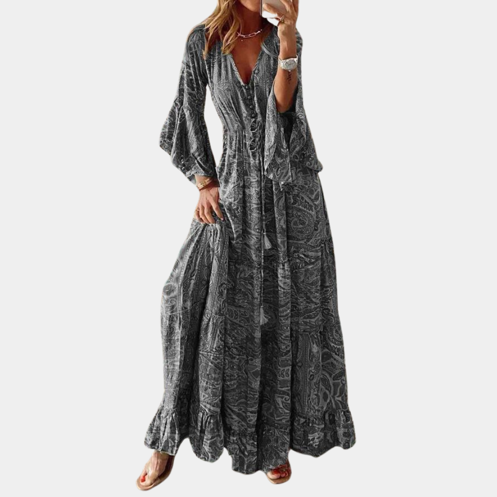 Bohemian Maxi Jurk Dames – Luchtig & Elegant