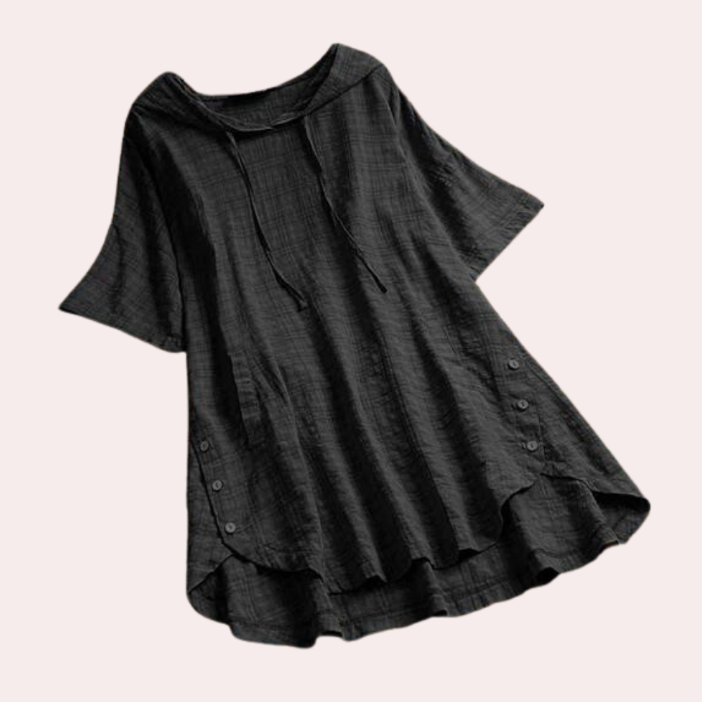 Isavelle – Lichtgewicht damesblouse met luchtige pasvorm en subtiele flair