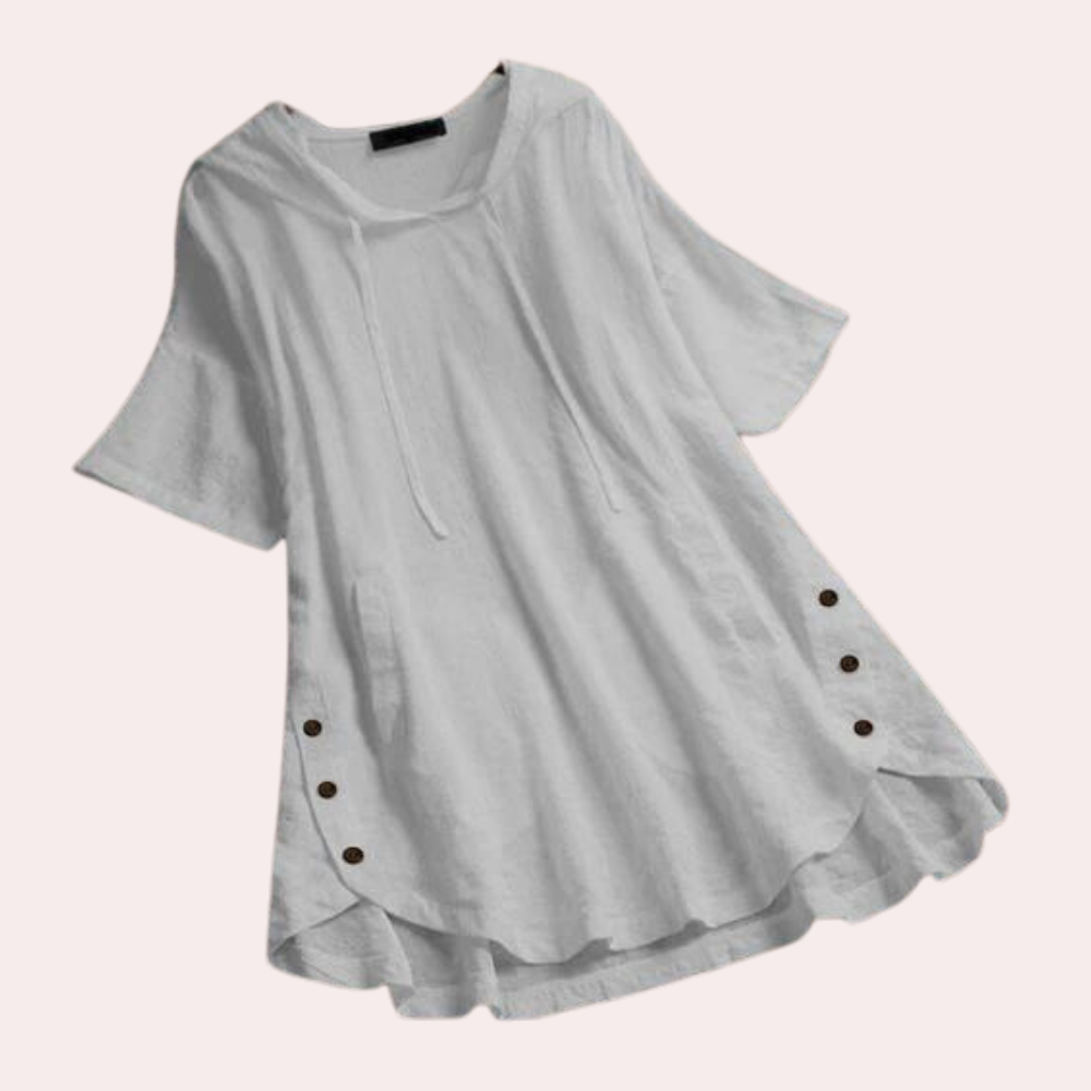 Isavelle – Lichtgewicht damesblouse met luchtige pasvorm en subtiele flair