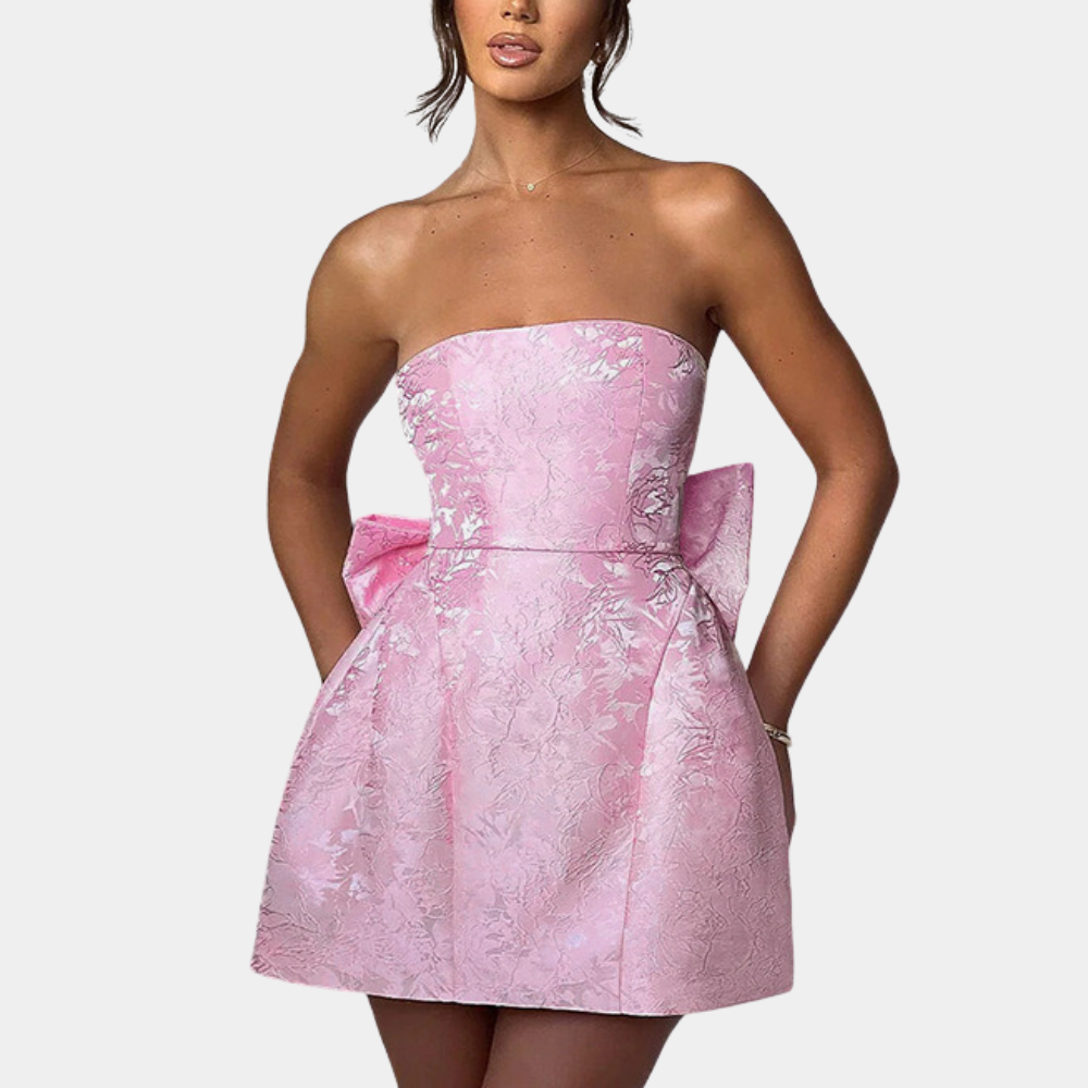 Elanovia – Strapless cocktailjurk voor dames met een elegante, moderne uitstraling