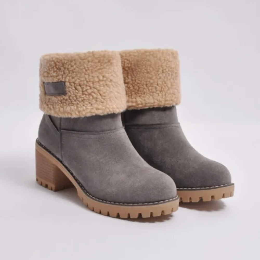 Maelina – Korte dameslaarzen met warme voering en tijdloze winterstijl