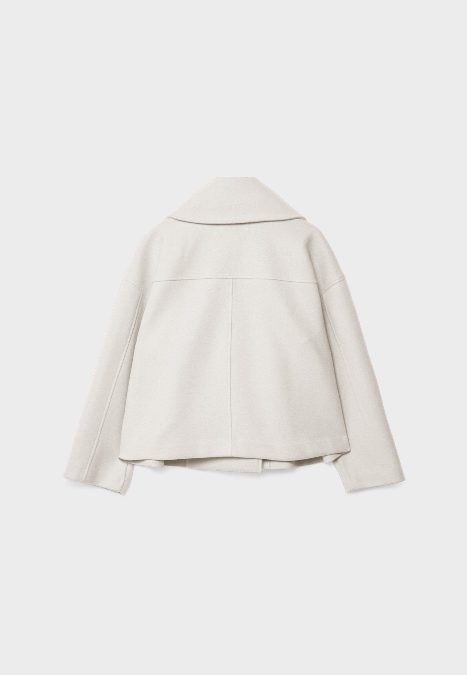 Isadora - Elegante Korte Jas met Dubbele Rij Knoopsluiting en Tijdloos Design