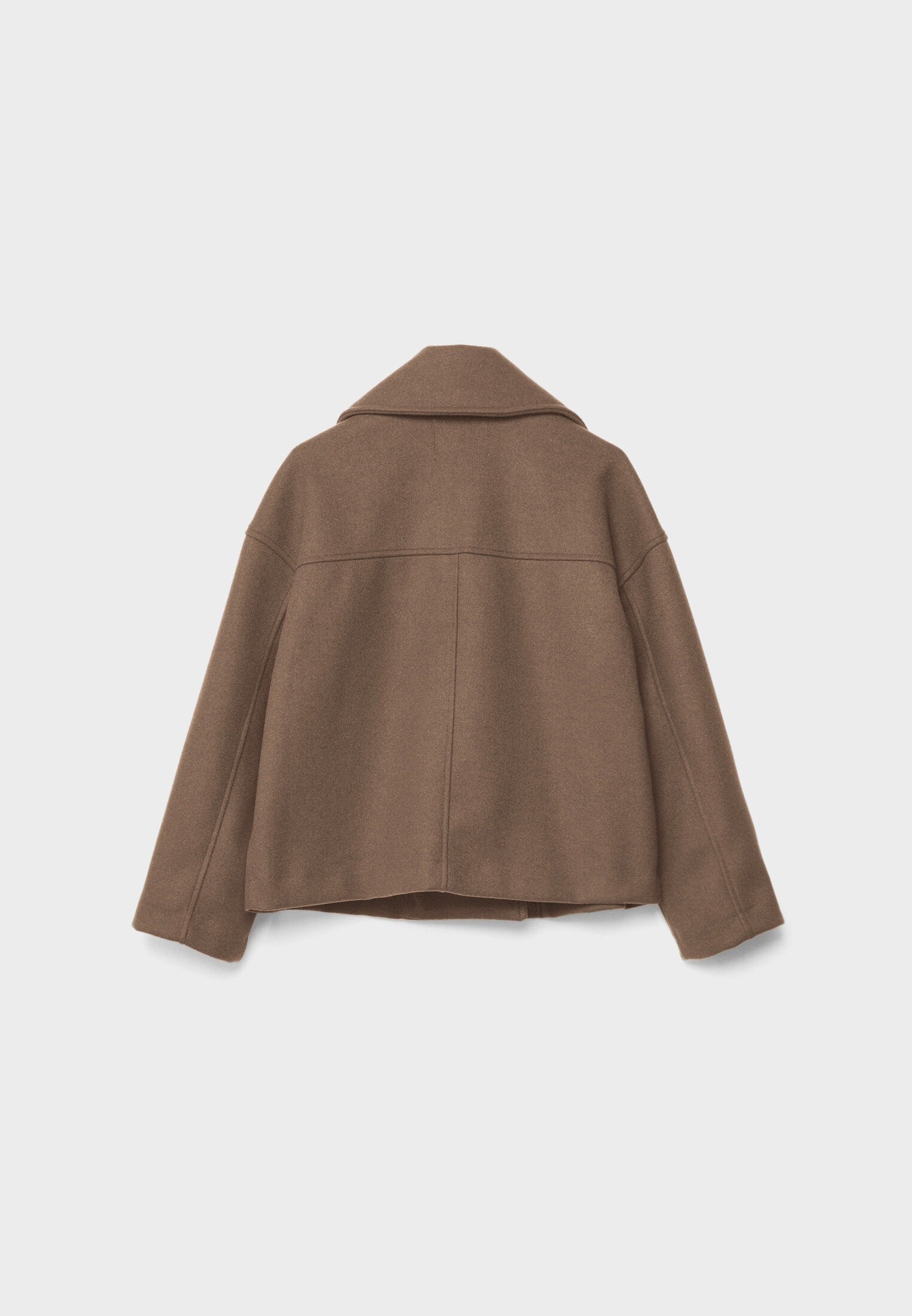 Isadora - Elegante Korte Jas met Dubbele Rij Knoopsluiting en Tijdloos Design