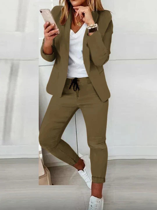Bellatrix - Stijlvol Blazer en Broek Set voor Dames met Elegante Pasvorm