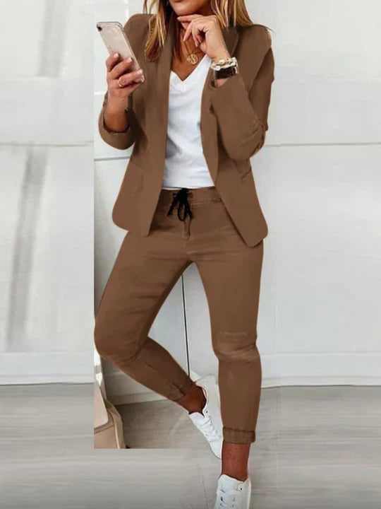 Bellatrix - Stijlvol Blazer en Broek Set voor Dames met Elegante Pasvorm