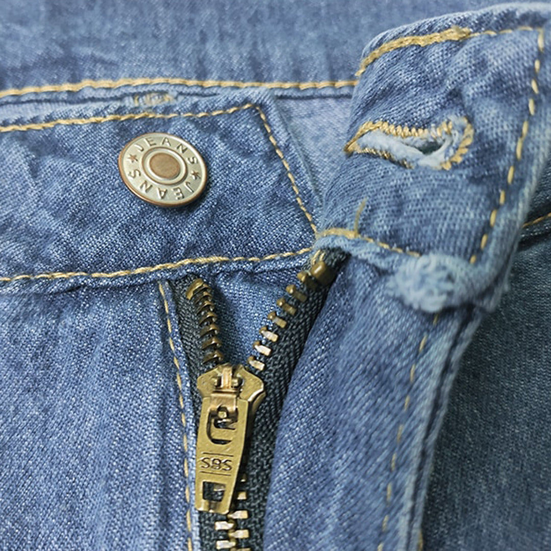Denivelle – Hoge taille jeans met comfortabele pasvorm voor dames