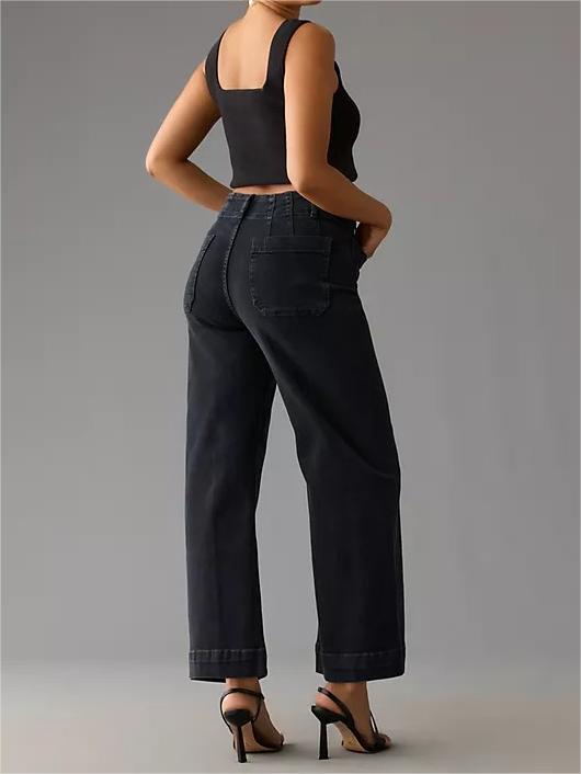Alviera – Hoge Taille Stretch Jeans | Comfort & Elegante Pasvorm
