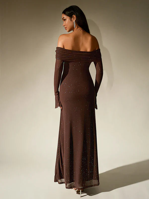 Lorena Evening Gown – Betoverende Elegantie met een Subtiele Glans