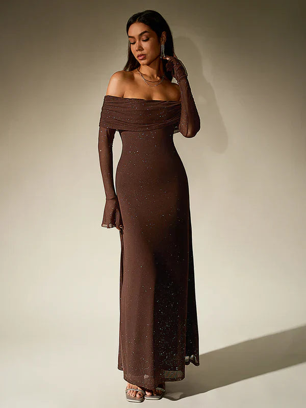 Lorena Evening Gown – Betoverende Elegantie met een Subtiele Glans
