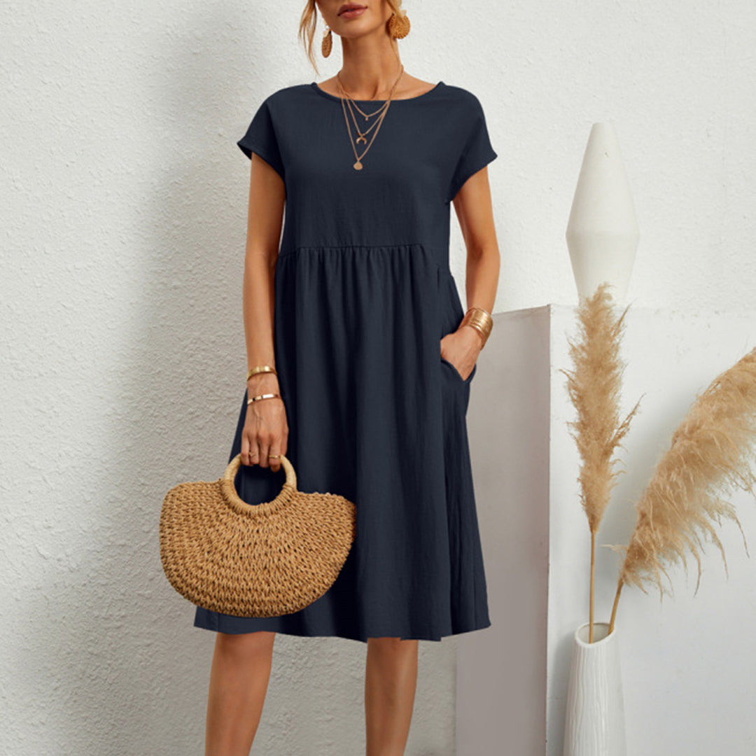 Valoria – Elegante dames zomerjurk met luchtige pasvorm