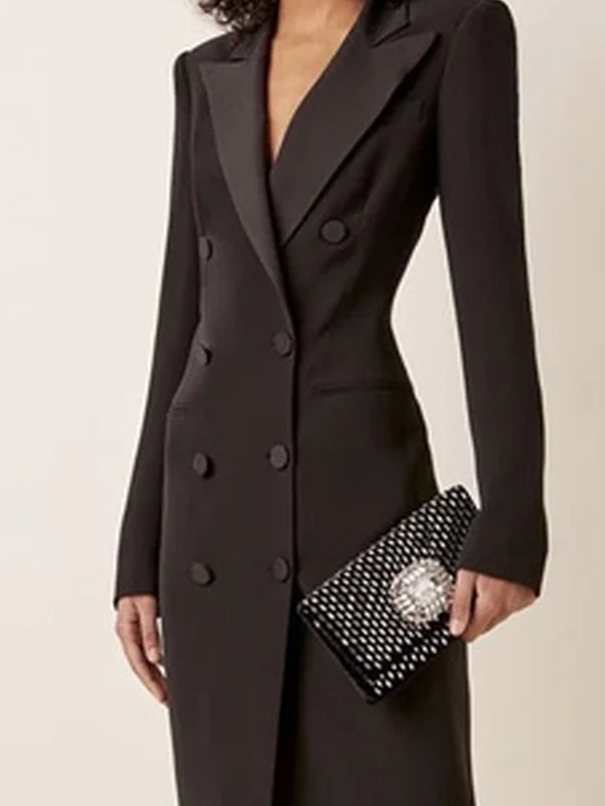Isolde — Getailleerde Blazerjurk met Double-Breasted Silhouette | Elegant & Krachtig
