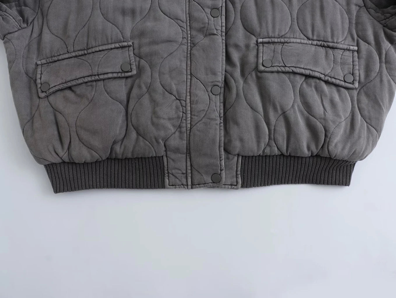 Veloryn – Grijze Bomberjack voor Dames, Trendy & Comfortabel