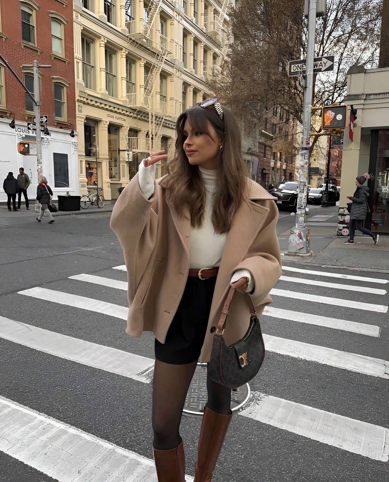 Malina – Oversized wolmix jas voor dames met trendy, cozy look
