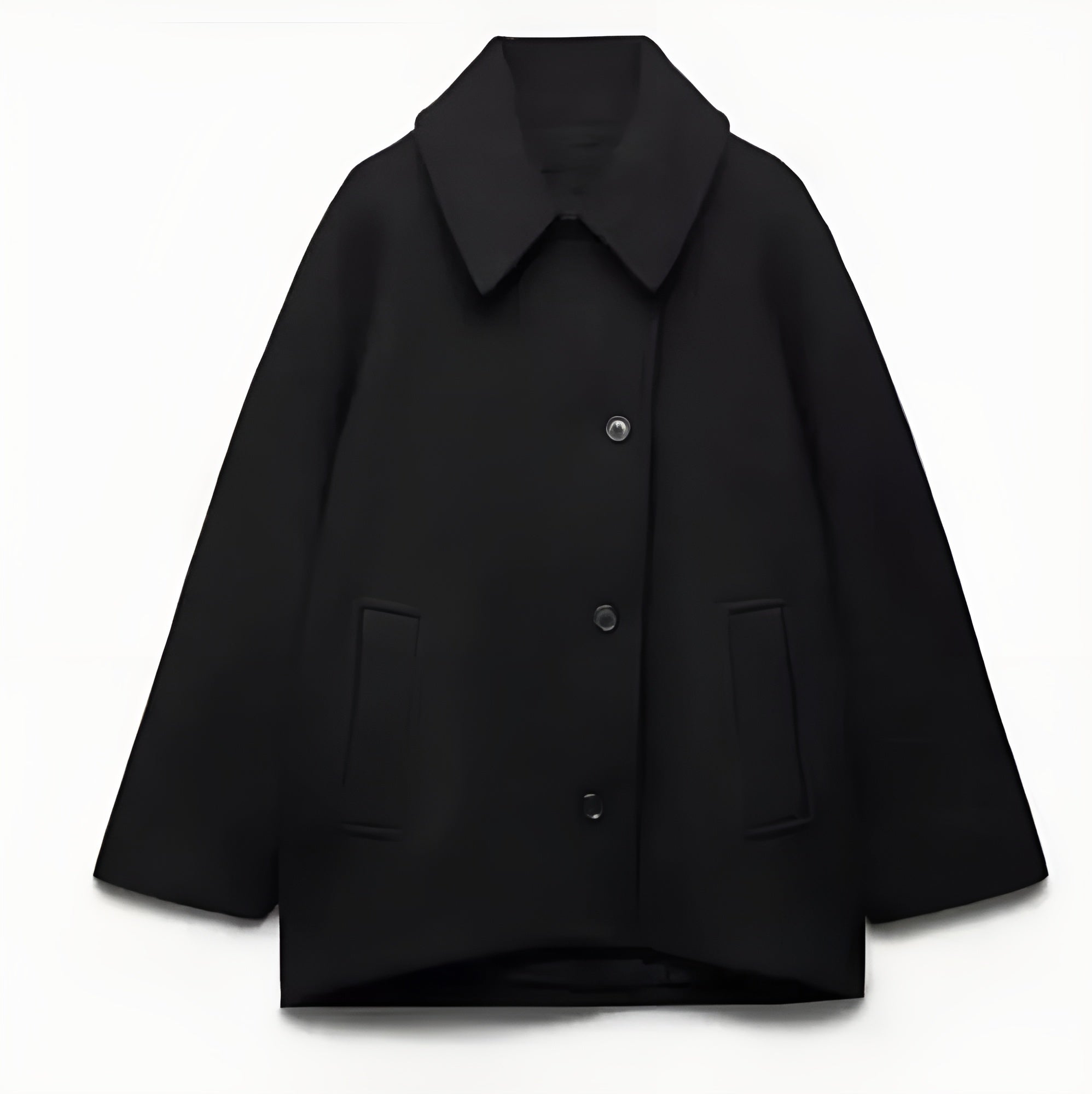 Malina – Oversized wolmix jas voor dames met trendy, cozy look