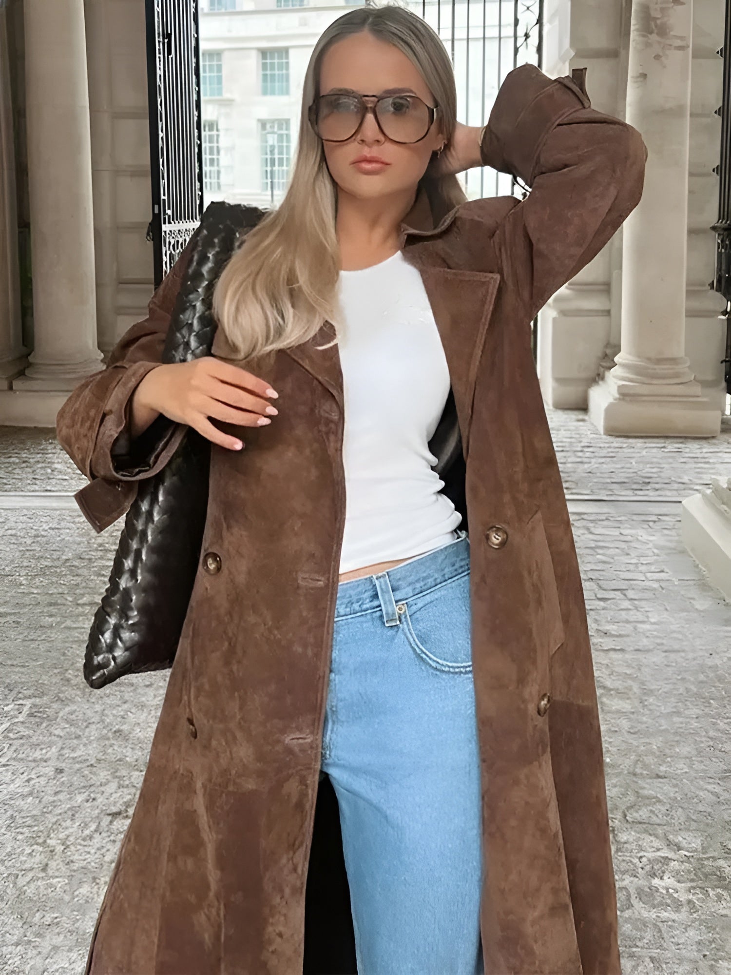 Leona Herfstmantel – Tijdloze Elegantie met Warme Luxe