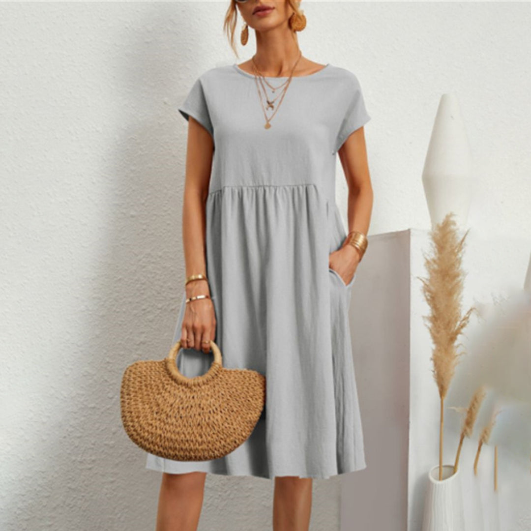 Valoria – Elegante dames zomerjurk met luchtige pasvorm
