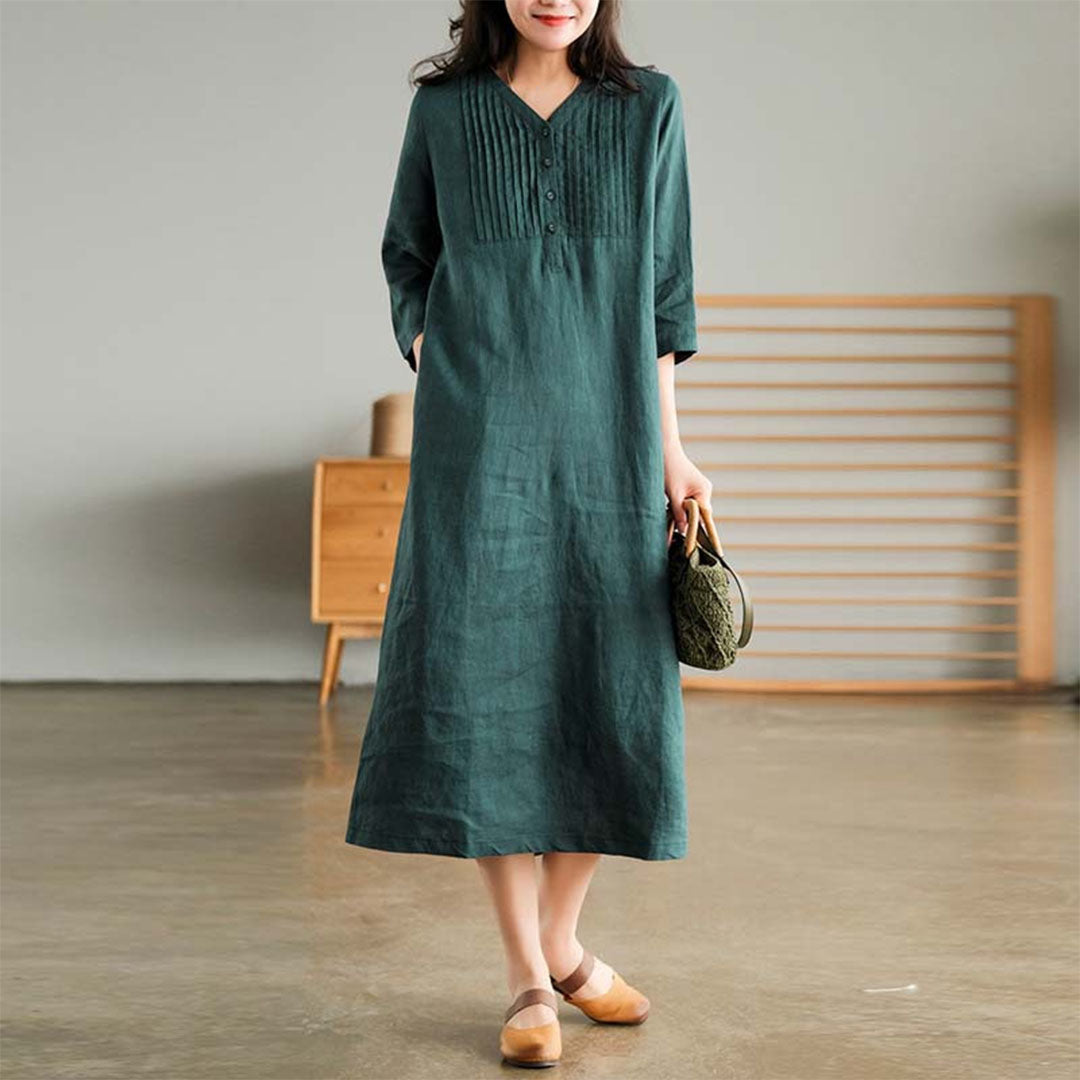 Olivara – Linnen jumpsuit met tijdloze elegantie en ultiem draagcomfort