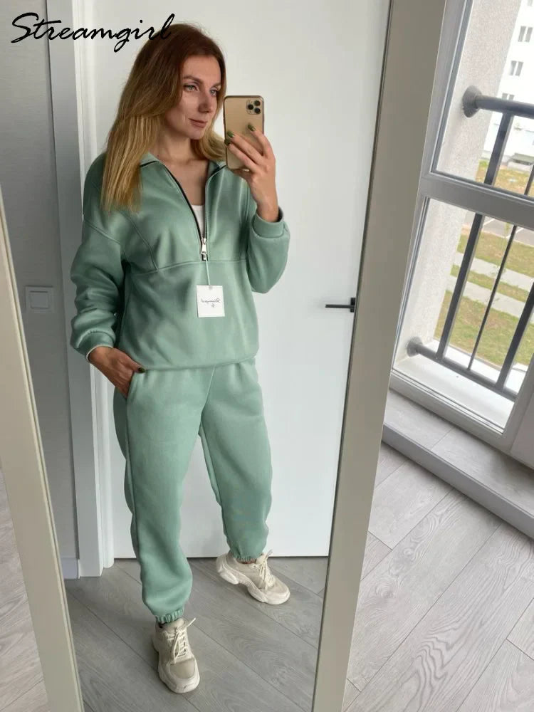 Elaris Sportieve Trainingsset met Rits – Comfort en Stijl in Beweging