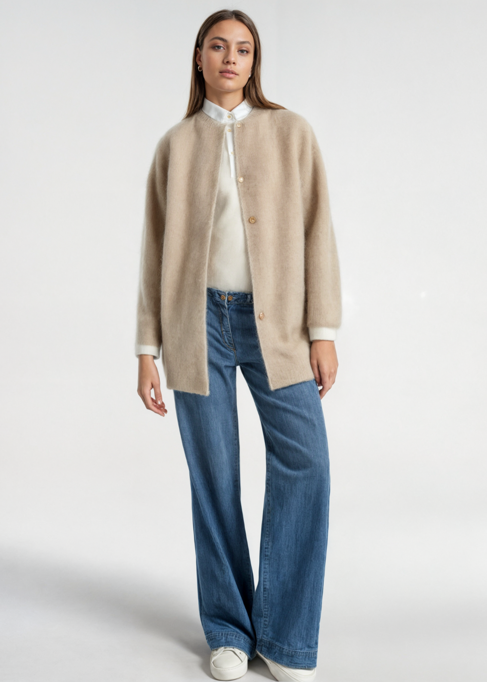 Alira Soft Open Cardigan – Tijdloze Warmte met een Vleugje Elegantie