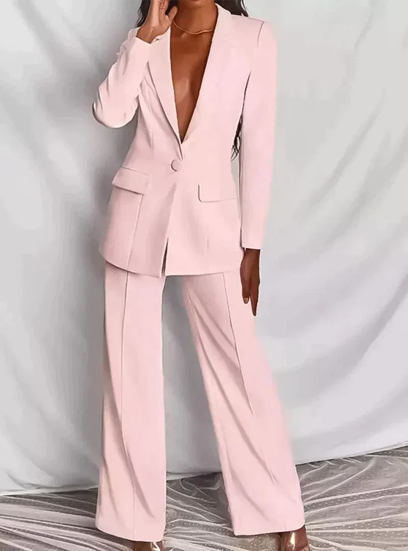 Amalthea - Stijlvolle Dames Anzug Set met Elegante Snit en Ideale Pasvorm voor Diverse Gelegenheden