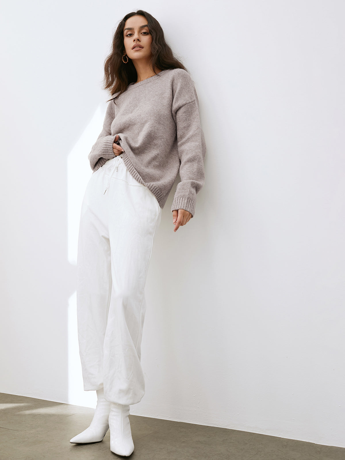 Eveline – Zachte Wolmix Pullover met Tijdloze Elegantie en Comfortabele Pasvorm